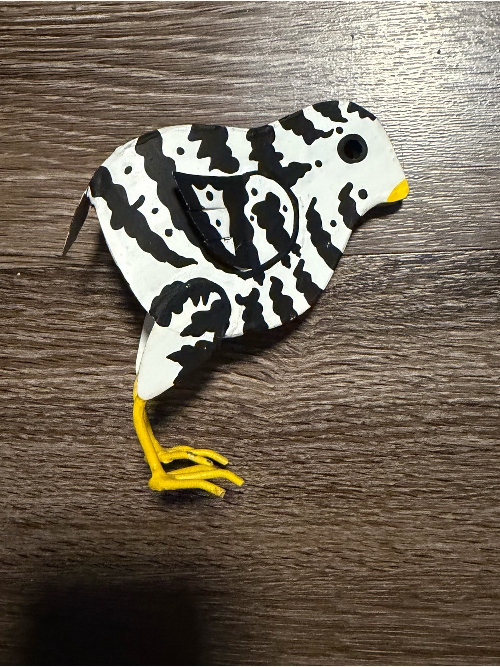 Vintage whimsical department 56 hand painted bird